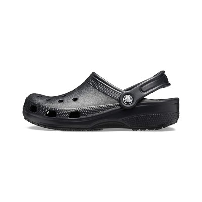 Crocs Classic Black Beach Sandals 10001-001 – Lightweight Slip-Resistant Unisex Outdoor Shoes, Essential Summer Footwear