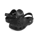 Crocs Classic Black Beach Sandals 10001-001 – Unisex Lightweight Slip-Resistant Outdoor Shoes