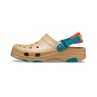 Crocs Classic Clog Beach Shoe Brown Yellow 206340-265 | Stylish and Comfortable Lightweight Design