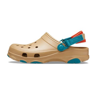 Crocs Classic Clog Beach Shoe Brown Yellow 206340-265 | Stylish and Comfortable Lightweight Design