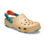 Crocs Classic Clog Beach Shoe Brown Yellow 206340-265