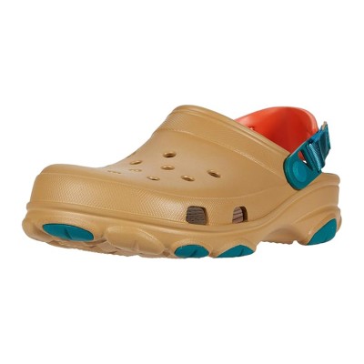 Crocs Classic Clog Beach Shoe Brown Yellow 206340-265 | Stylish and Comfortable Lightweight Design