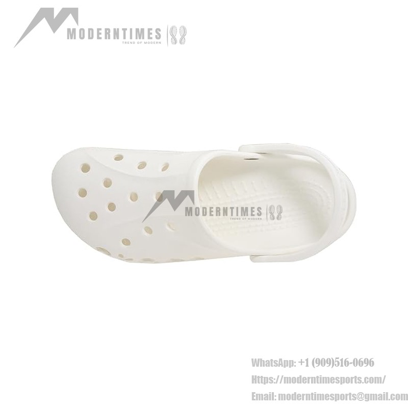 Crocs Classic Breathable White Clogs - Unisex Comfort Sandals