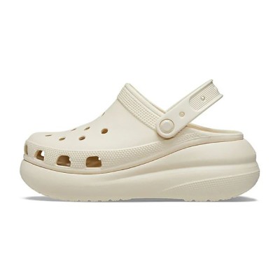 Crocs Classic Crush Clog 'Bone' 207521-2Y2 - Elevated Comfort in Classic Bone White