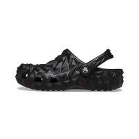 Crocs Classic Geometric Clogs 'Black' - Trendy & Comfortable Everyday Footwear 209563-001