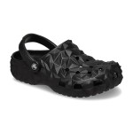 Crocs Classic Geometric Clogs Black 209563-001 - Trendy and Comfortable Everyday Footwear