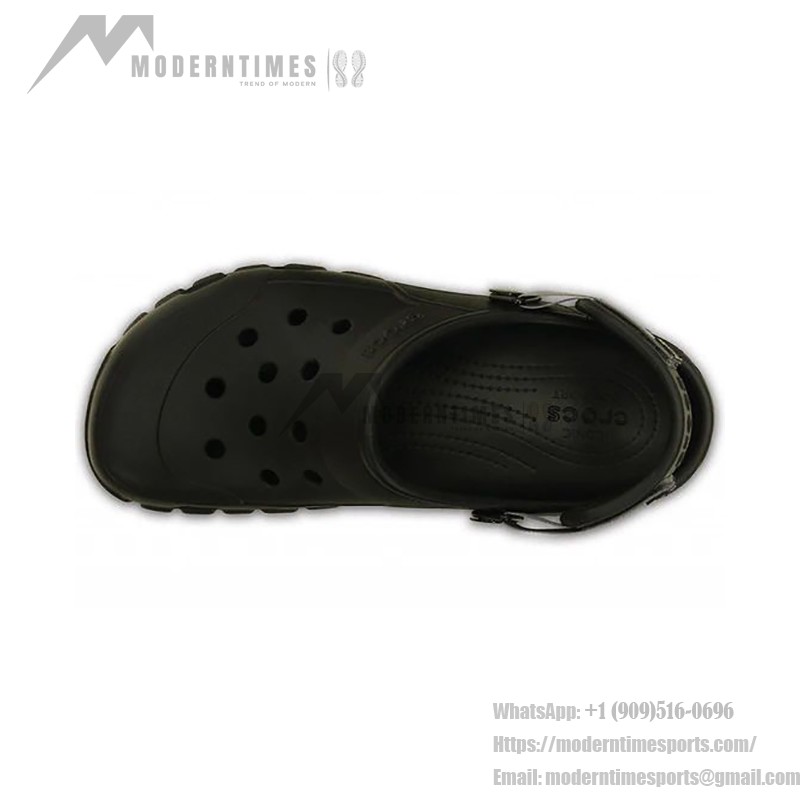 Crocs Cozy Non-Slip Sports Black Sandals - Unisex Comfort Footwear