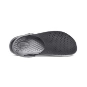 Crocs LiteRide Shoe Sandals Black Smoke Grey Unisex 204592-05M – Ultra-Lightweight & Cushioned, Stylish & Comfortable