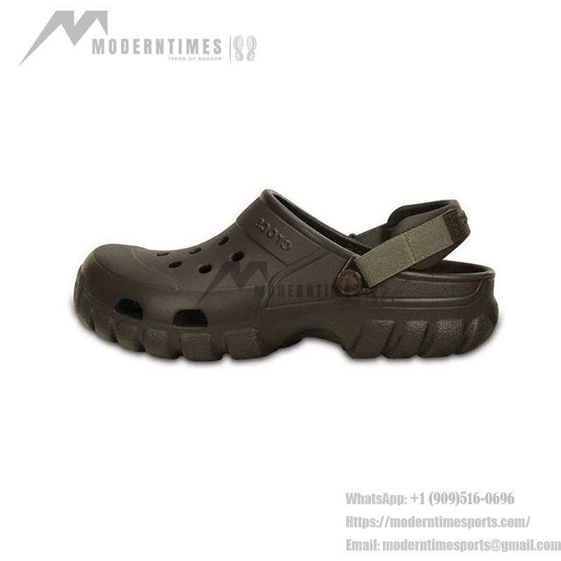 Crocs Minimalistic Wear-Resistant Cozy Sports Sandals Unisex Brown 202651-23B