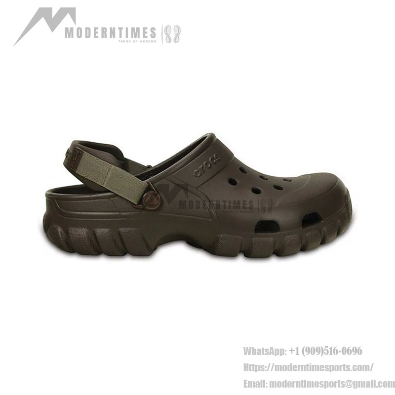 Crocs Minimalistic Wear-Resistant Cozy Sports Sandals Unisex Brown 202651-23B