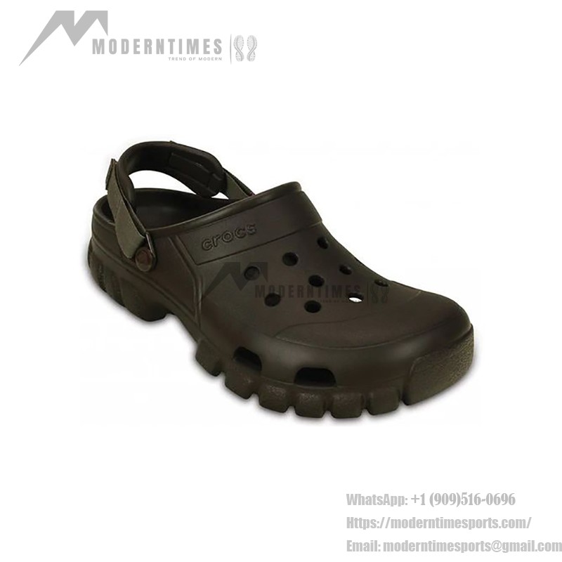 Crocs Minimalistic Wear-Resistant Cozy Sports Sandals Unisex Brown 202651-23B