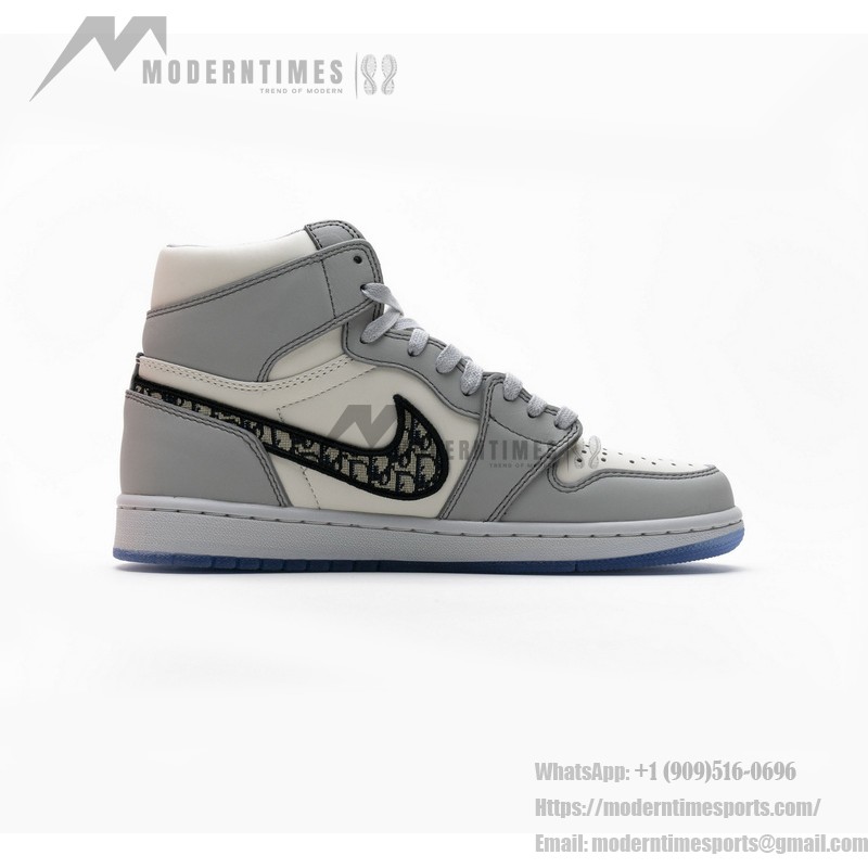 Dior x Air Jordan 1 High OG CN8607-002 럭셔리 Oblique 패턴 한정판