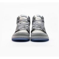 Dior x Air Jordan 1 High OG 콜라보 CN8607-002 럭셔리 Oblique 패턴 리미티드 에디션