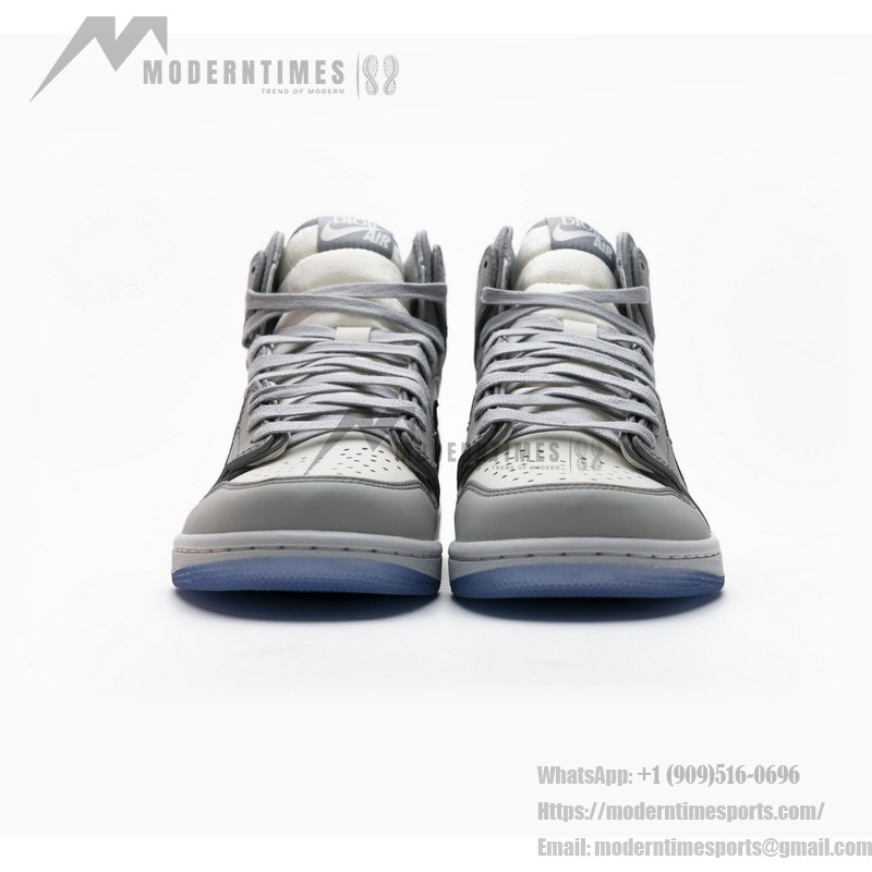 Dior x Air Jordan 1 High OG CN8607-002 럭셔리 Oblique 패턴 한정판