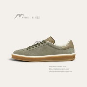 Loro Piana Tennis Walk Sneaker FAN8505-506Z Men – Army Gray Suede Luxury Casual Shoes