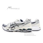 ASICS Gel-Kayano 14 White Silver Sneakers with Gel Cushioning