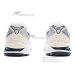 ASICS Gel-Kayano 14 White Silver Sneakers with Gel Cushioning