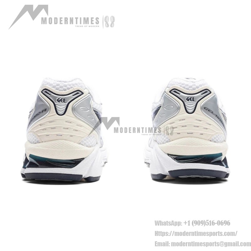 ASICS Gel-Kayano 14 White Silver – Men's Retro Running Sneakers ASICS Gel-Kayano 14 White Silver Sneakers with Gel Cushioning