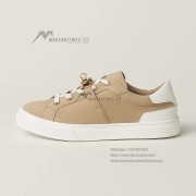 Hermes Mens Sneaker H232176Z 90350 | Beige and White Luxury Fashion Shoes with Iconic Design
