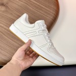 Hermes H242933Z H69440 All-White Sneakers – Clean, Iconic Luxury Style Hermes Mens Sneaker H242933Z H69440 in All-White – Front View of Premium White Leather Sneakers with Minimalist Design
