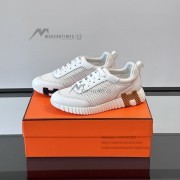 Hermes Mens Sneaker H251121Z 02360 | White Luxury Fashion Shoes with Iconic H Logo