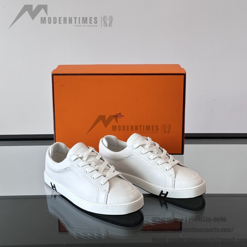 Hermes Mens Sneaker H251075Z 02350 White Fashion Casual Shoes | Luxury Brand Footwear