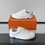 Hermes Mens Sneaker H251075Z 02350 White Fashion Casual Shoes | Luxury Brand Footwear