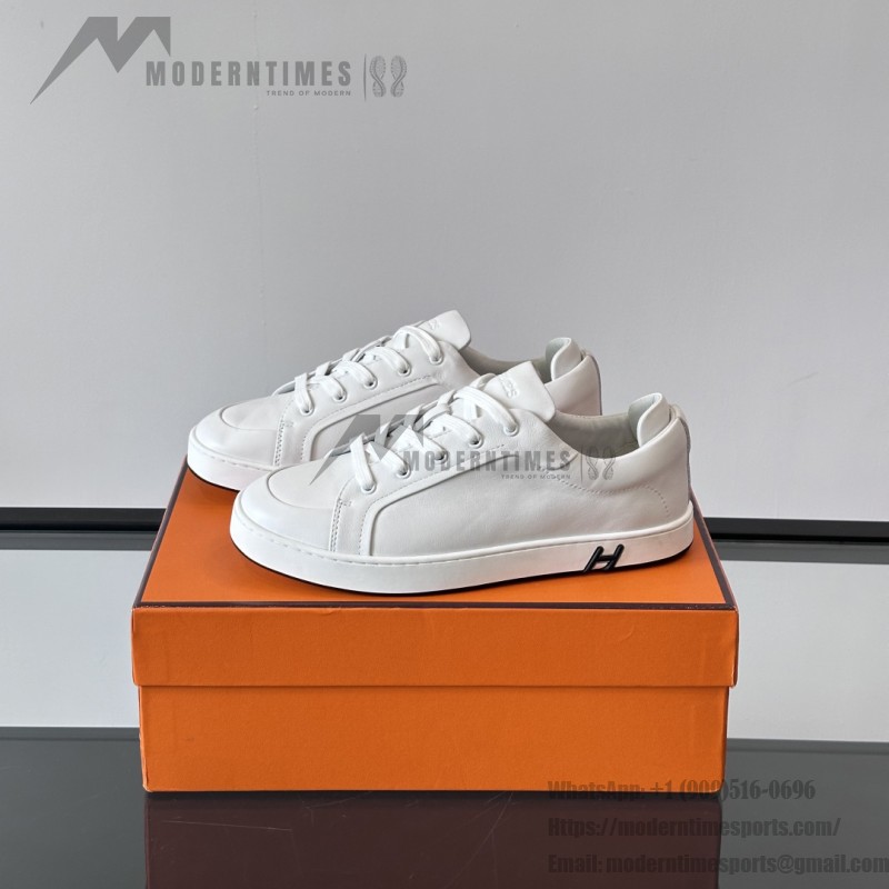 Hermes Mens Sneaker H251075Z 02350 White Fashion Casual Shoes | Luxury Brand Footwear