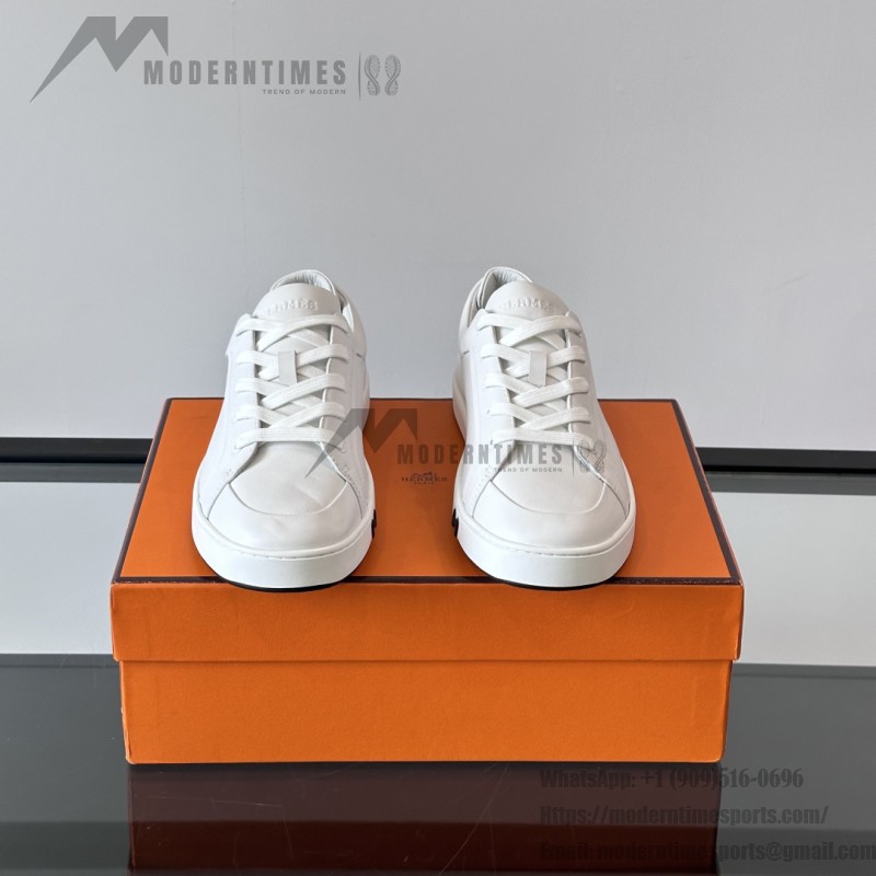 Hermes Mens Sneaker H251075Z 02350 White Fashion Casual Shoes | Luxury Brand Footwear