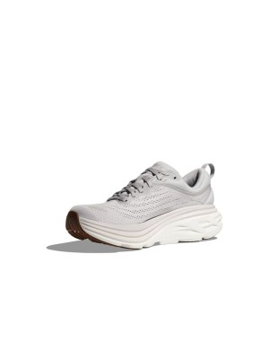 HOKA Bondi 8 Laufschuhe 1127952-LRNC - Leichte Dämpfung und Unterstützung, perfekt für Langstrecken & Alltag, Farbe Lunar Rock