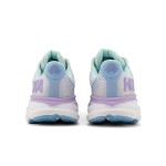 HOKA Clifton 9 1131170-SOLM in Mint Green & Purple with Lightweight Cushioning