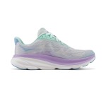 HOKA Clifton 9 1131170-SOLM in Mint Green & Purple with Lightweight Cushioning