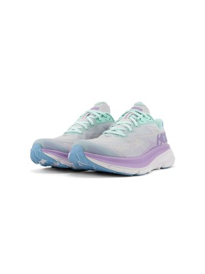 HOKA Clifton 9 1131170-SOLM | Minzgrün & Lila | Leichte Dämpfung für jeden Schritt