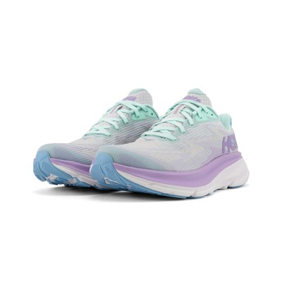 HOKA Clifton 9 1131170-SOLM | Mint Green & Purple | Lightweight Cushioning for Every Step