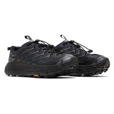 HOKA ONE ONE Mafate Speed 3 1141572-BBLC Trail Running Shoes | Black Lightweight Cushioned All-Terrain Shoes | Non-Slip Durable High-Performance Outdoor Footwear