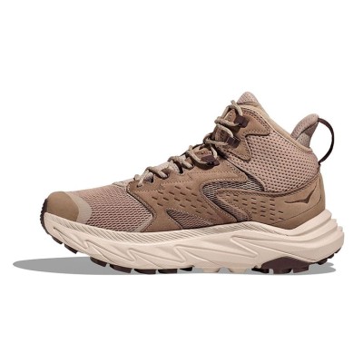 HOKA ONE ONE Anacapa 2 Mid GTX Hiking Boots (1141633-DOTN) - Dune/Oxford Tan, Waterproof with GORE-TEX and Vibram Outsole