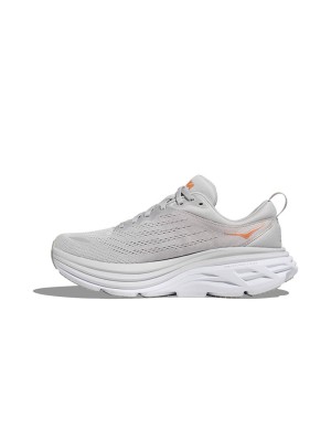 Hoka One One Bondi 7 Laufschuhe | 1110519-HMSH | Leichte Gedämpfte Graue Komfortable Sneaker