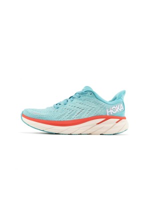 HOKA ONE ONE Clifton 8 1119394-AEBL 러닝화 | 아쿠아렐 가벼운 쿠션 운동화 | 고성능 편안한 스포츠화