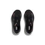 HOKA ONE ONE Clifton 9 Running Shoes in Black and Rose Gold