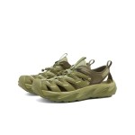 HOKA Hopara Outdoor Water Shoes in Forest Floor and Fennel color with durable design and versatile grip.