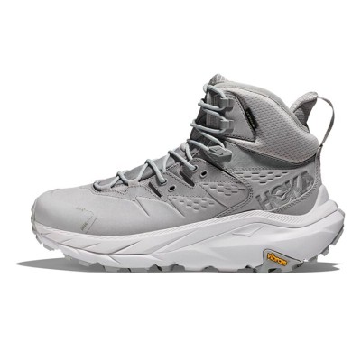 HOKA ONE ONE Kaha 2 GTX Hiking Boots (1130529-HMNCL) - Harbor Mist/Nimbus Cloud, Waterproof with GORE-TEX and Vibram Megagrip Outsole