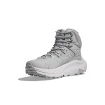 HOKA ONE ONE Kaha 2 GTX Hiking Boots in Harbor Mist/Nimbus Cloud with GORE-TEX Waterproof Technology and Vibram Megagrip Outsole, Model 1130529-HMNCL