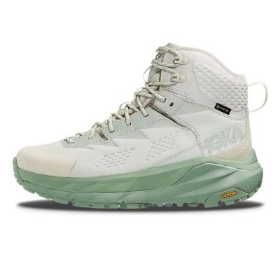 HOKA ONE ONE 카하 GORE-TEX 하이킹 부츠 (1123370-CTBS) - 셀라돈 틴트/바질, 방수 GORE-TEX 및 Vibram 아웃솔