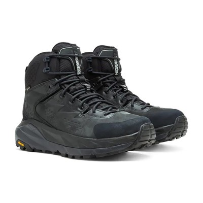 HOKA ONE ONE Kaha GTX Hiking Boots (1112030-BPHN) - Black/Phantom, Waterproof with GORE-TEX and Vibram Outsole