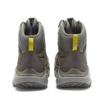 HOKA ONE ONE 카하 GTX 하이킹 부츠, 차콜 그레이/그린 쉰, GORE-TEX 방수, Vibram 메가그립 아웃솔, 모델 1112030-CGGS