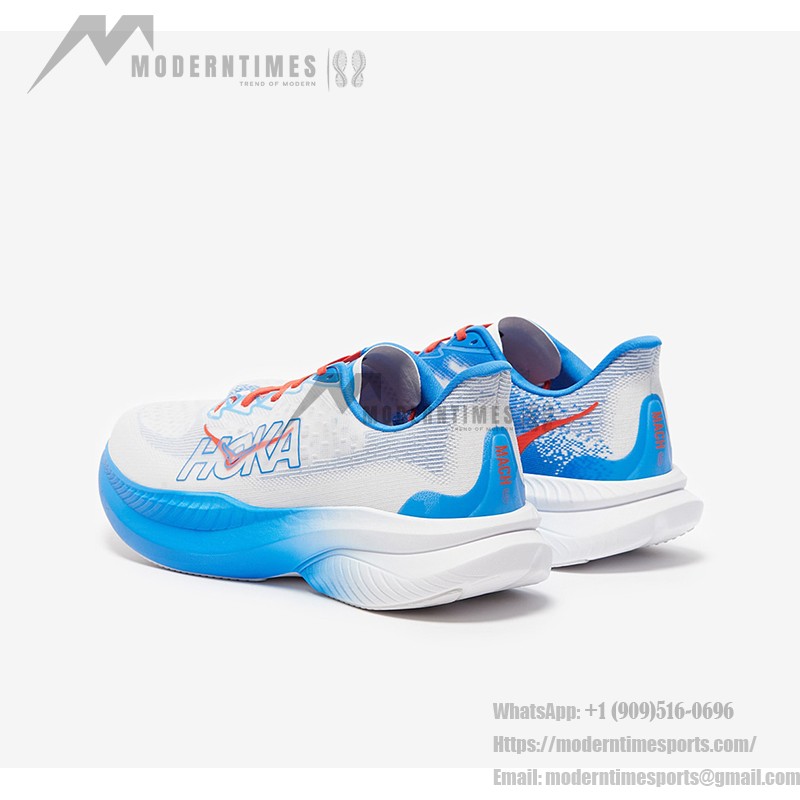 Hoka One One Mach 6 メンズ軽量ランニングシューズ - モデル 1147790-WHTV