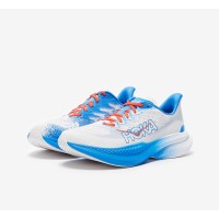 Hoka One One Mach 6 メンズ軽量ランニングシューズ｜1147790-WHTV｜クッション性通気性パフォーマンススニーカー