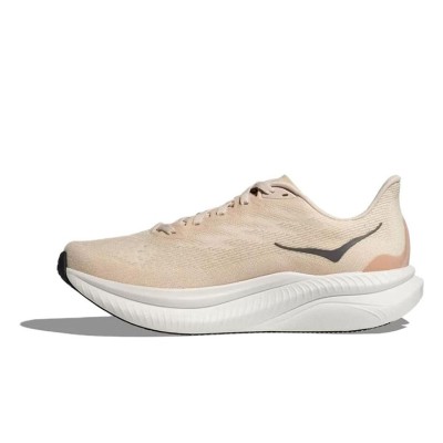 HOKA ONE ONE Mach 6 1147810-EGV Running Shoes | Eggnog & Vanilla Lightweight Cushioned Trainers | High-Performance Comfortable Sports Shoes