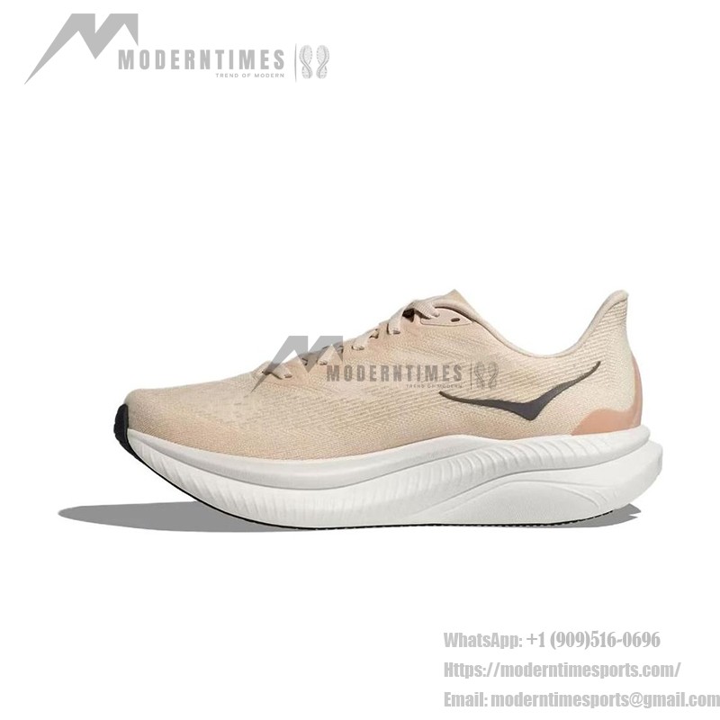 HOKA ONE ONE Mach 6 1147810-EGV 러닝화 - Eggnog & Vanilla 경량 쿠션 트레이너