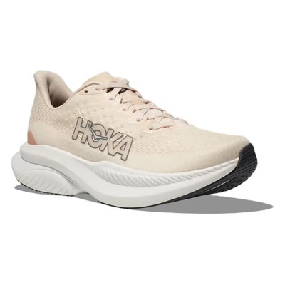 HOKA ONE ONE Mach 6 1147810-EGV Running Shoes | Eggnog & Vanilla Lightweight Cushioned Trainers | High-Performance Comfortable Sports Shoes